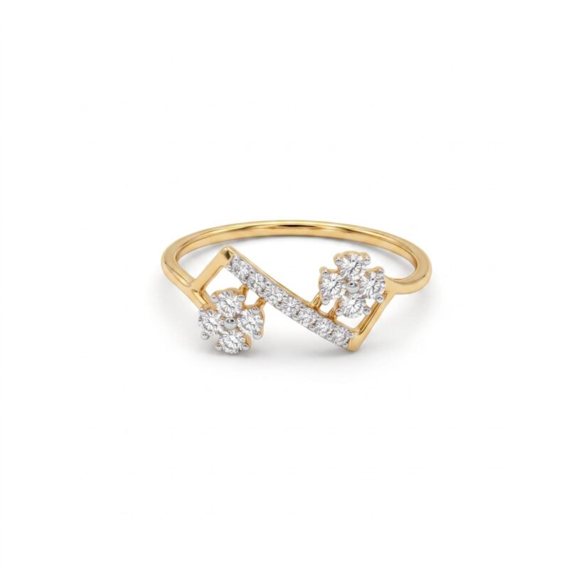 413 -26P4601 -18K Gold & Diamond RING