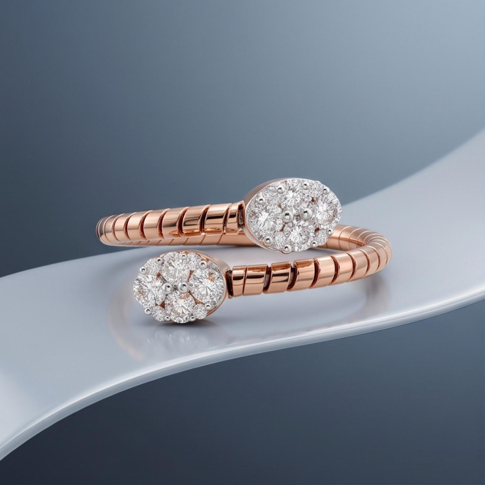 87 -R5516MPD0001S -14K Gold & Diamond Jewellery Ring with Titanium Wire of 0.25 gms