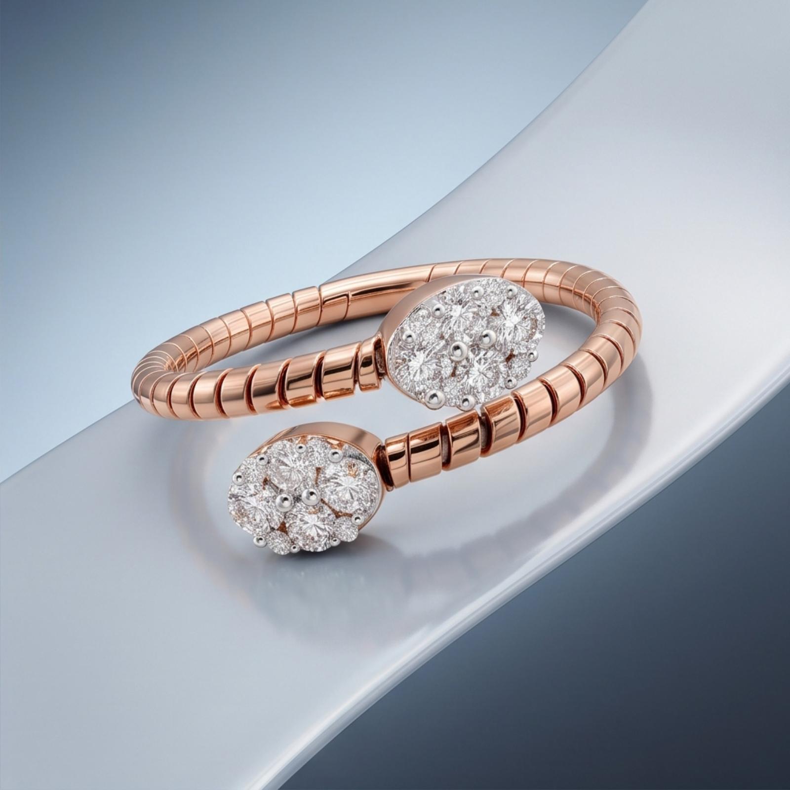 87 -R5516MPD0001S -14K Gold & Diamond Jewellery Ring with Titanium Wire of 0.25 gms - Image 3