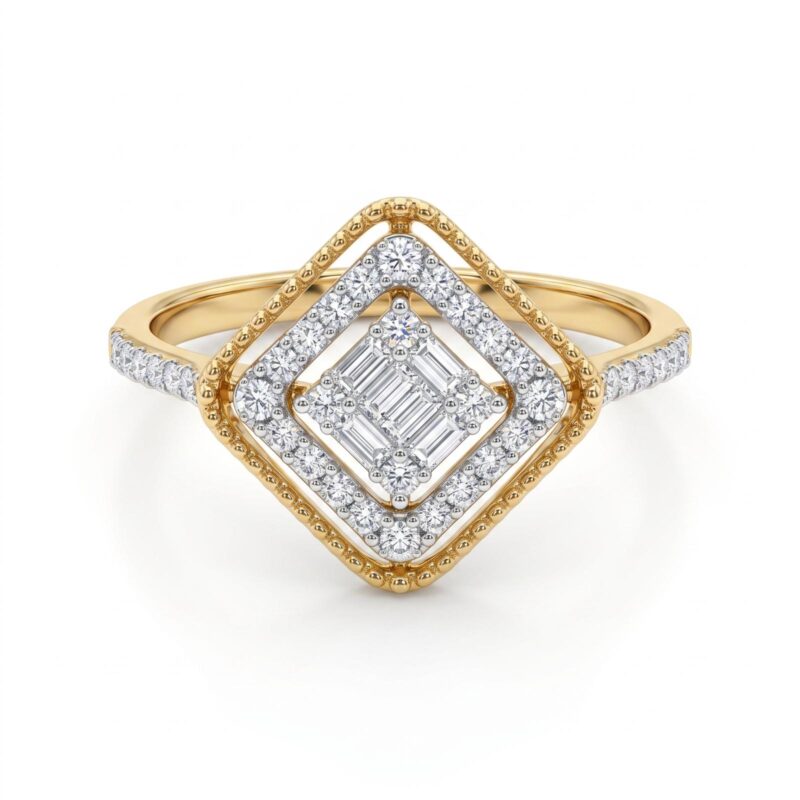 73 -2026007451 -18K Gold & Diamond Ring