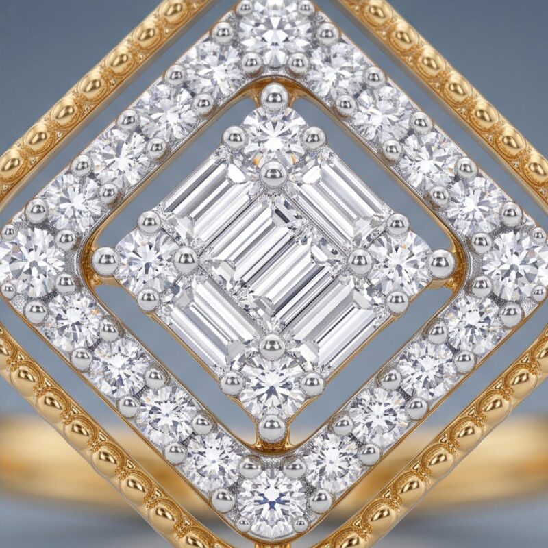 Alternative view of 73 -2026007451 -18K Gold & Diamond Ring