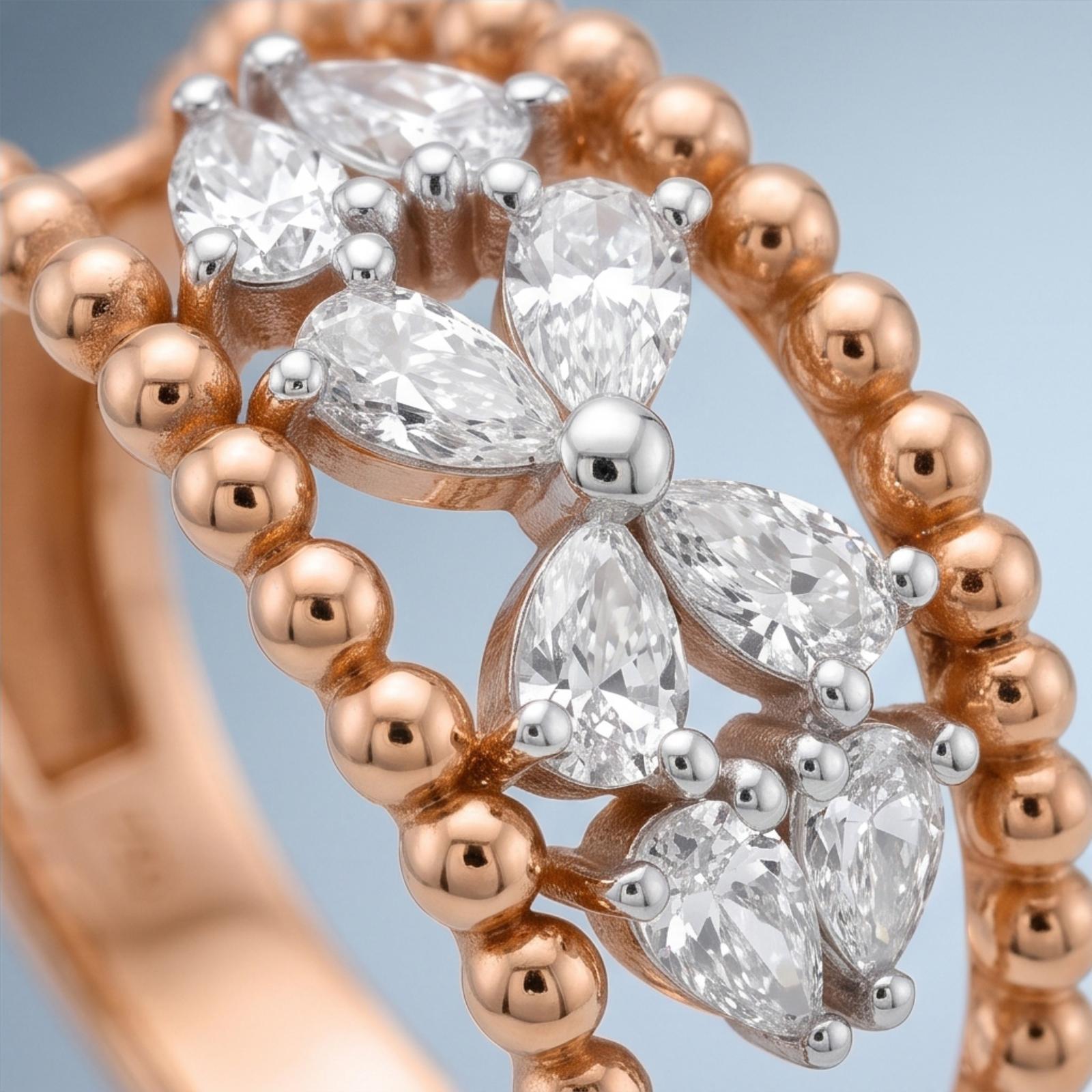 Classic Natural Diamond Ring with Natural Diamond - Image 6