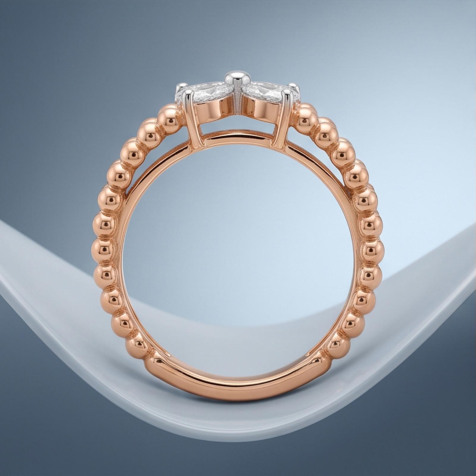 Classic Natural Diamond Ring with Natural Diamond - Image 5
