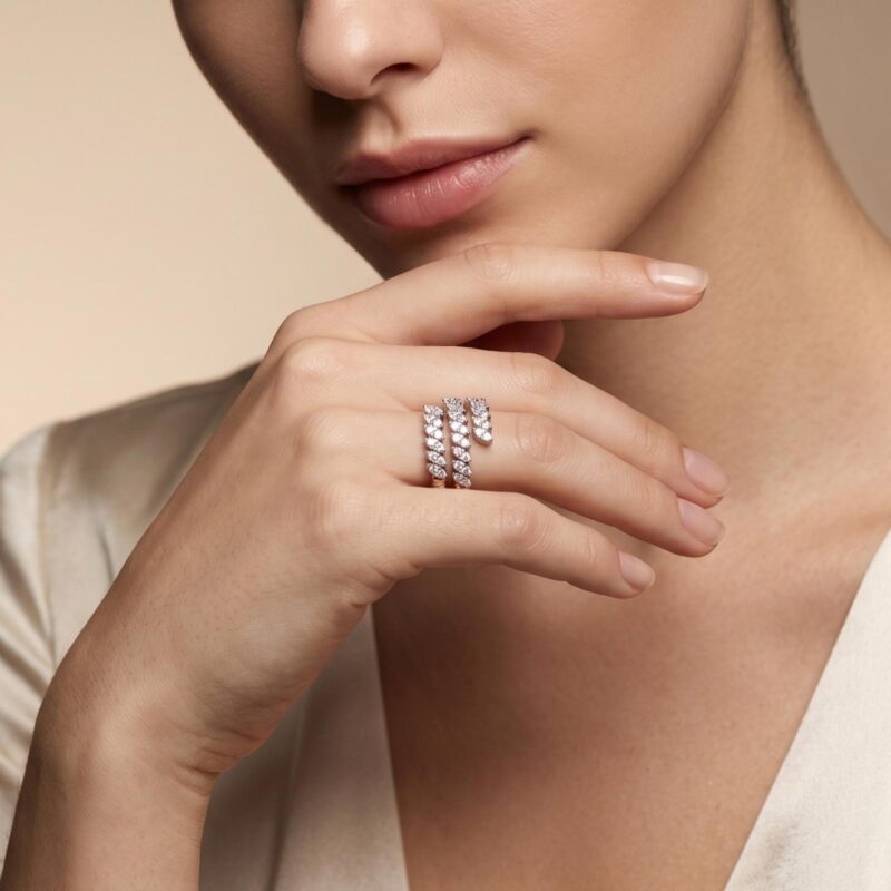 Alternative view of Buy Natural Diamond Ring in 18K Gold | Bafleh Jewellery