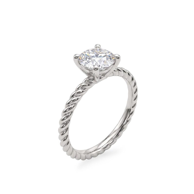 9 -18K Gold & Lab Grown Diamond Ring