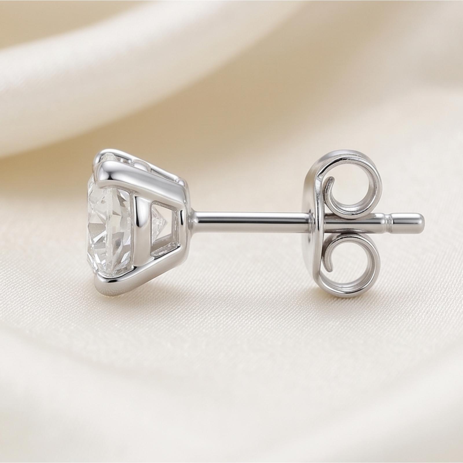 Where Elegance Meets Perfection Premium Diamond Earrings in 18K Gold by Bafleh Jewellery - Image 5
