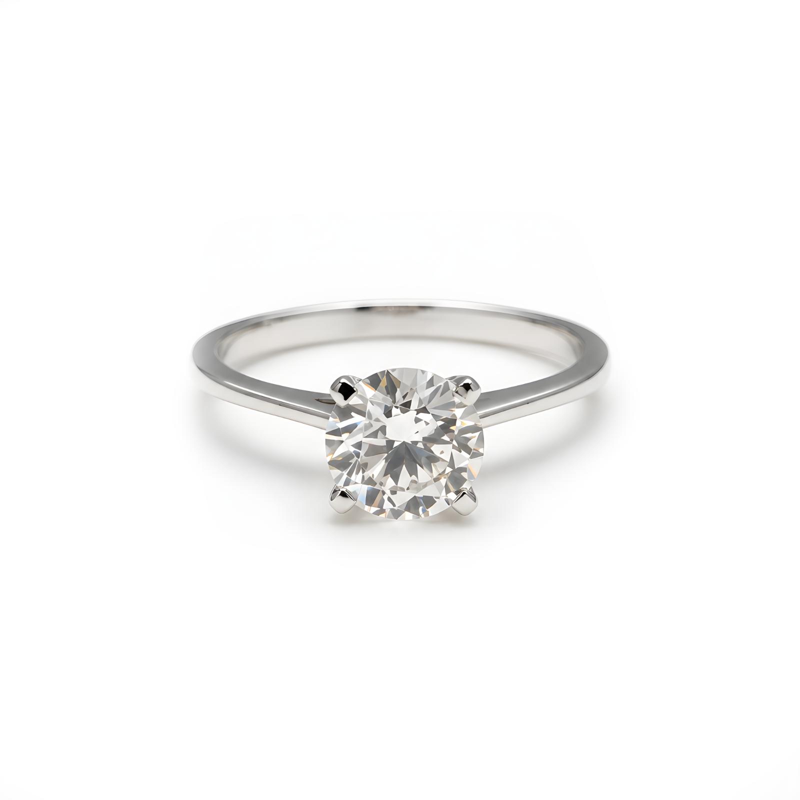 A New Era of Brilliance Lab Grown Diamond Ring 18K Gold by Bafleh Jewellery for Eternal Elegance - Image 2