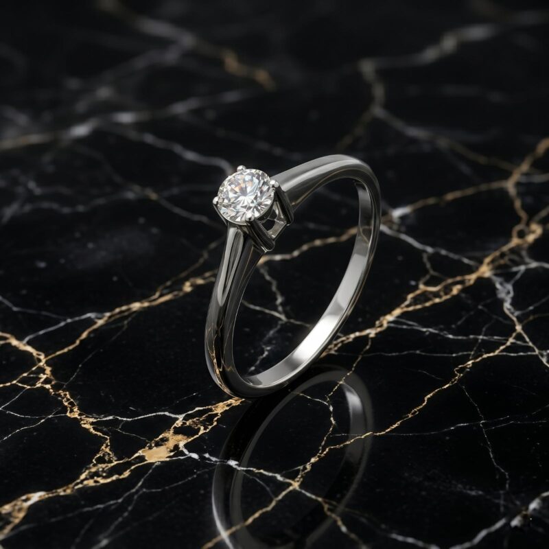 The Future of Engagement Elegance Lab Grown Diamond Ring 18K Gold by Bafleh Jewellery Collection