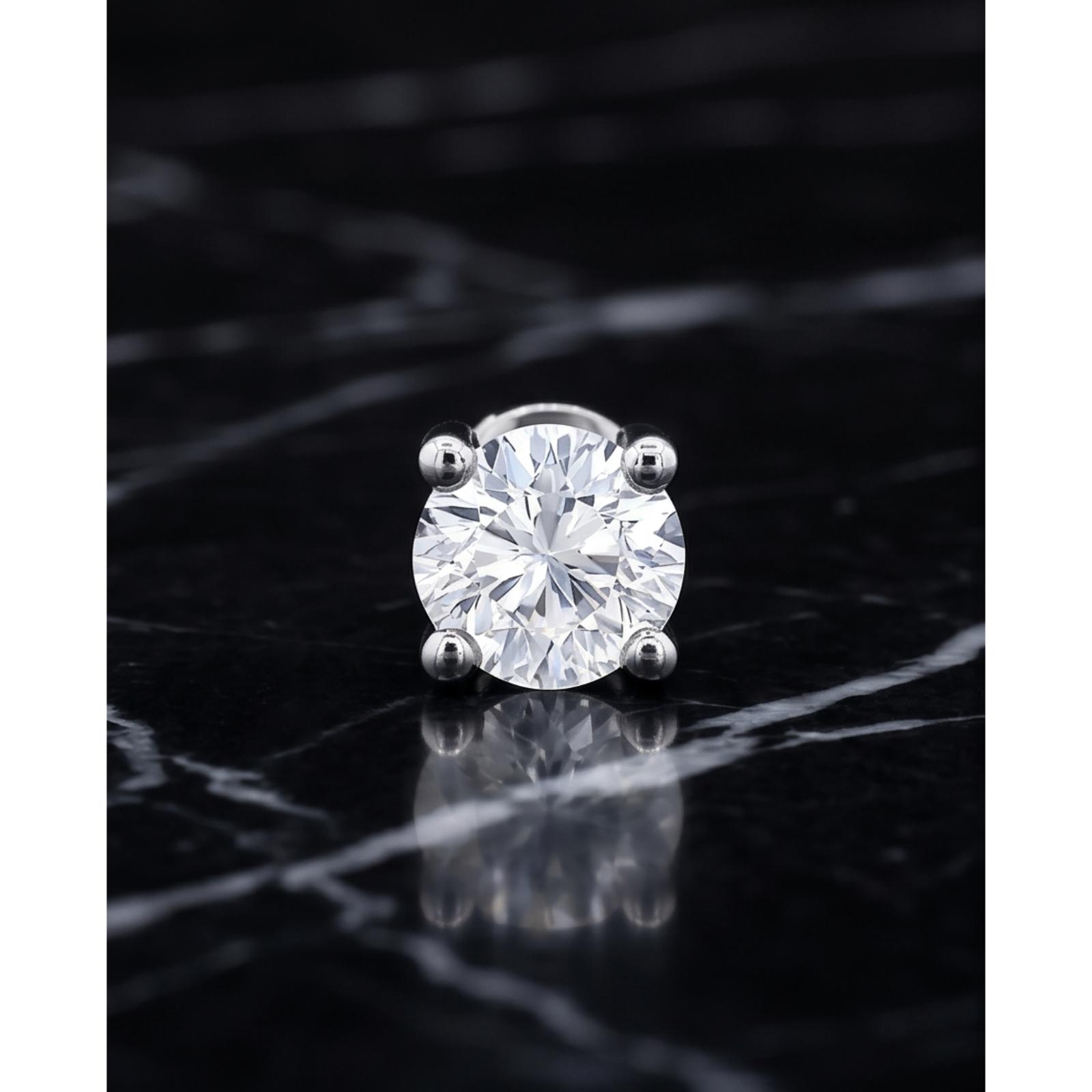 Premium Lab Grown Diamond Earrings in 18K Gold Collection by Bafleh Jewellery Crafted for Radiance, Sophistication, and Sustainable Luxury - Image 5