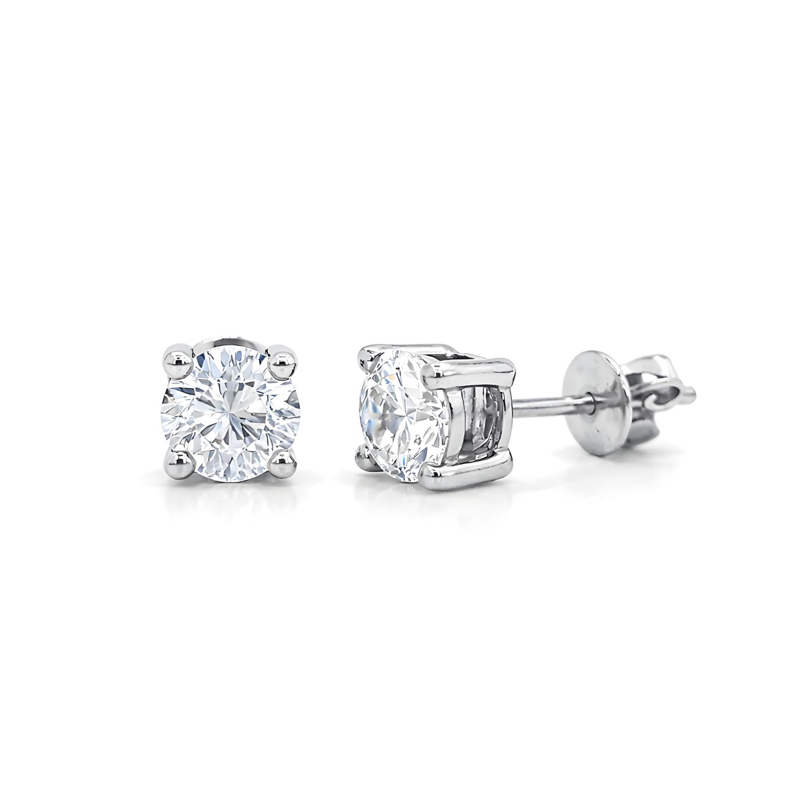 Premium Lab Grown Diamond Earrings in 18K Gold Collection by Bafleh Jewellery Crafted for Radiance, Sophistication, and Sustainable Luxury